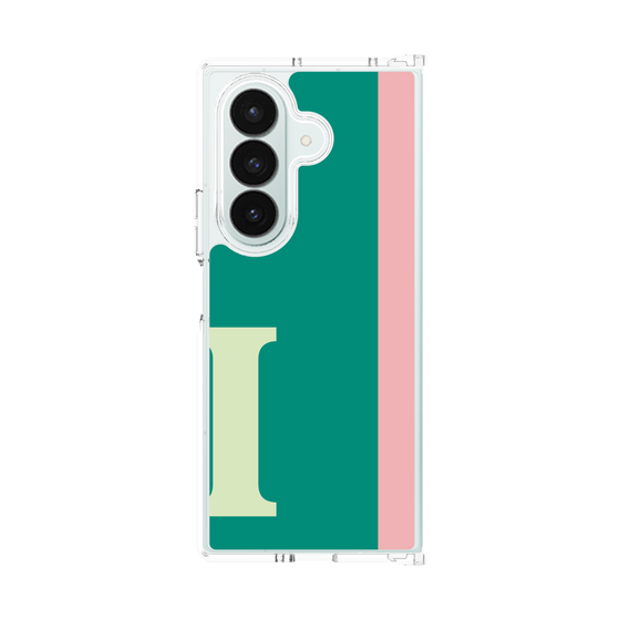 クリアケース［ オリジナル - initial color line - I green ］