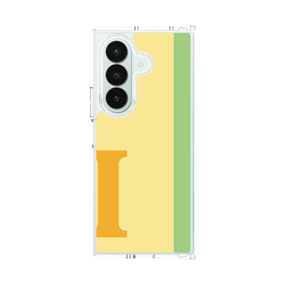 クリアケース［ オリジナル - initial color line - I yellow ］