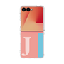 クリアケース［ オリジナル - initial color line - J pink ］