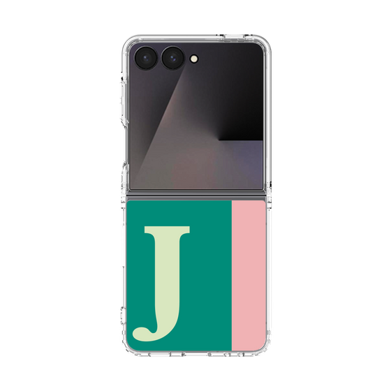 クリアケース［ オリジナル - initial color line - J green ］