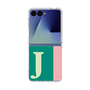 クリアケース［ オリジナル - initial color line - J green ］