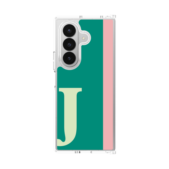 クリアケース［ オリジナル - initial color line - J green ］