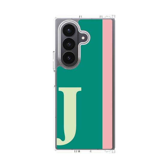 クリアケース［ オリジナル - initial color line - J green ］
