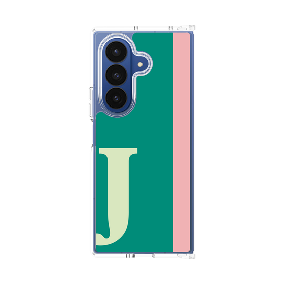 クリアケース［ オリジナル - initial color line - J green ］