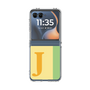 クリアケース［ オリジナル - initial color line - J yellow ］
