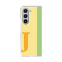 クリアケース［ オリジナル - initial color line - J yellow ］