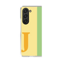 クリアケース［ オリジナル - initial color line - J yellow ］