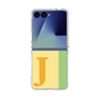 クリアケース［ オリジナル - initial color line - J yellow ］