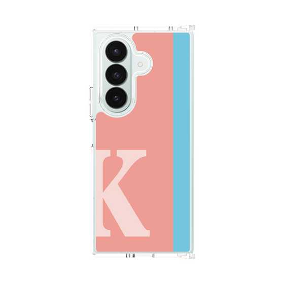 クリアケース［ オリジナル - initial color line - K pink ］