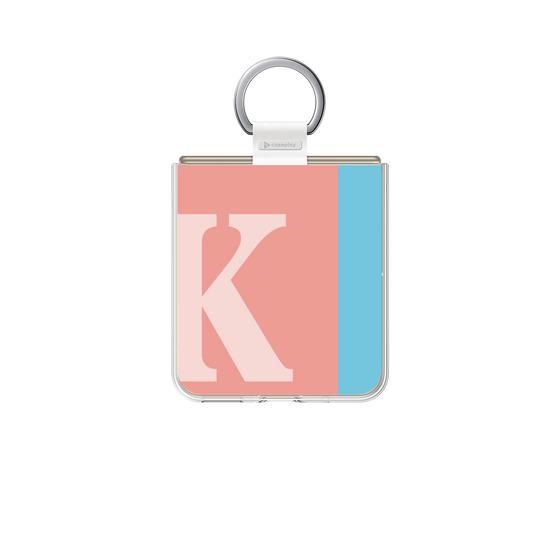 クリアケース［ オリジナル - initial color line - K pink ］