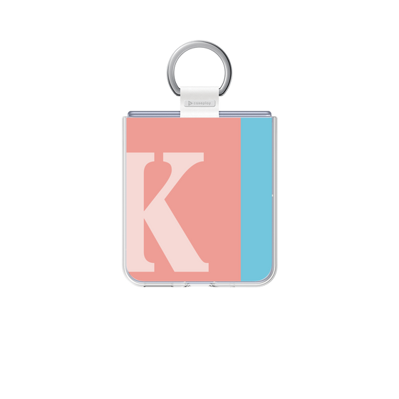 クリアケース［ オリジナル - initial color line - K pink ］