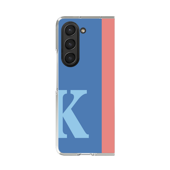 クリアケース［ オリジナル - initial color line - K blue ］