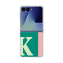 クリアケース［ オリジナル - initial color line - K green ］