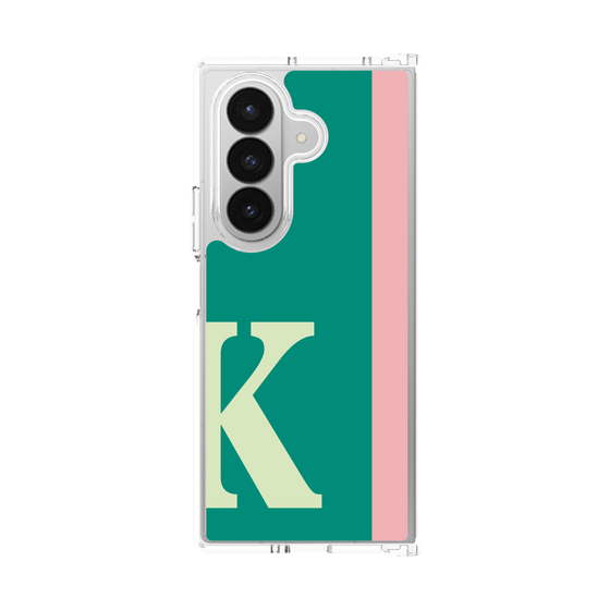 クリアケース［ オリジナル - initial color line - K green ］