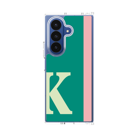 クリアケース［ オリジナル - initial color line - K green ］