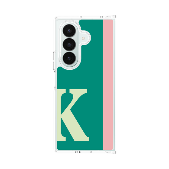 クリアケース［ オリジナル - initial color line - K green ］