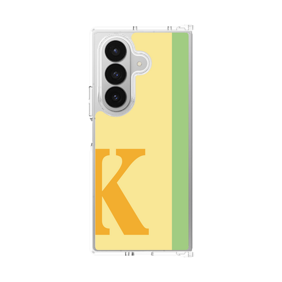クリアケース［ オリジナル - initial color line - K yellow ］