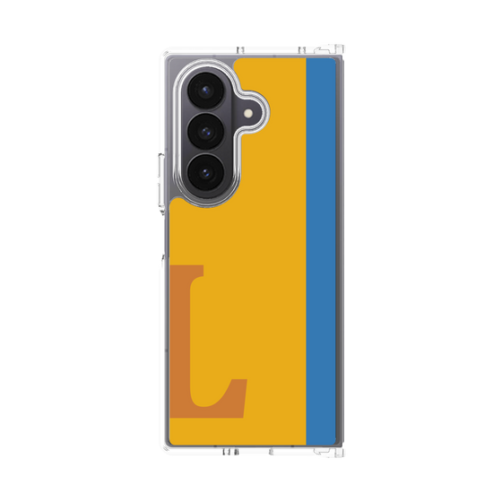 クリアケース［ オリジナル - initial color line - L orange ］