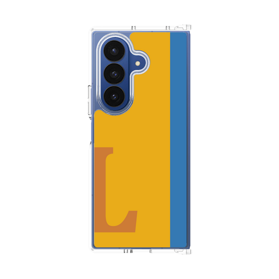 クリアケース［ オリジナル - initial color line - L orange ］