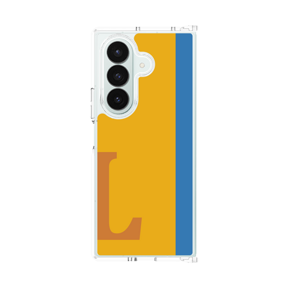 クリアケース［ オリジナル - initial color line - L orange ］