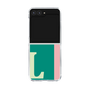クリアケース［ オリジナル - initial color line - L green ］