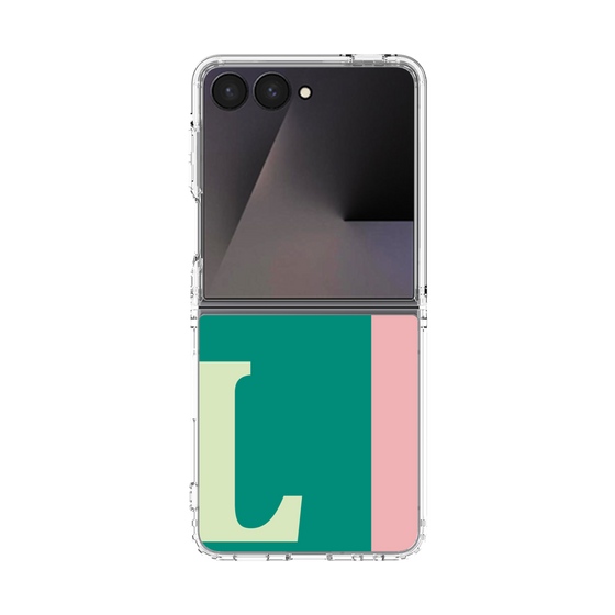クリアケース［ オリジナル - initial color line - L green ］