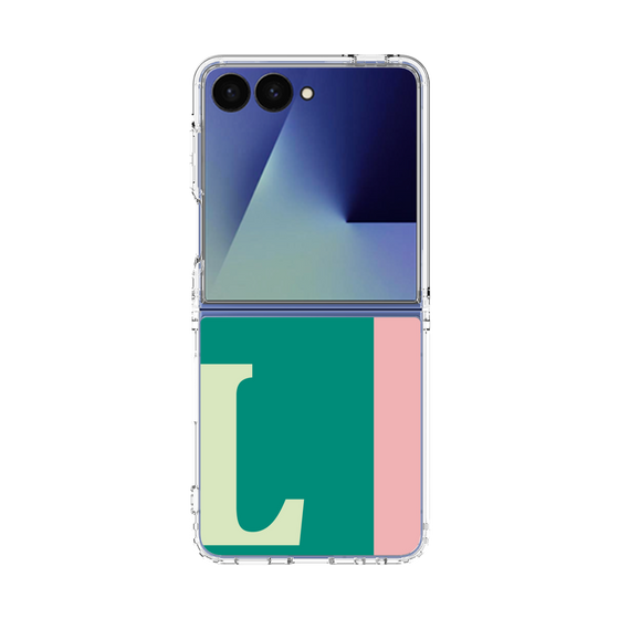 クリアケース［ オリジナル - initial color line - L green ］