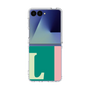 クリアケース［ オリジナル - initial color line - L green ］