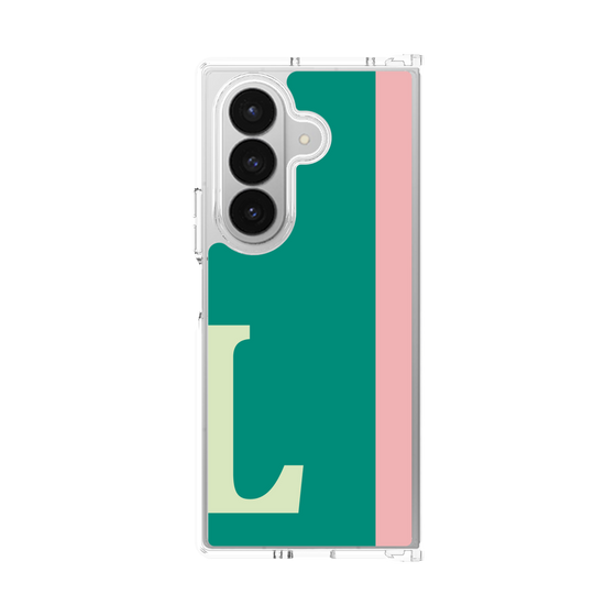 クリアケース［ オリジナル - initial color line - L green ］