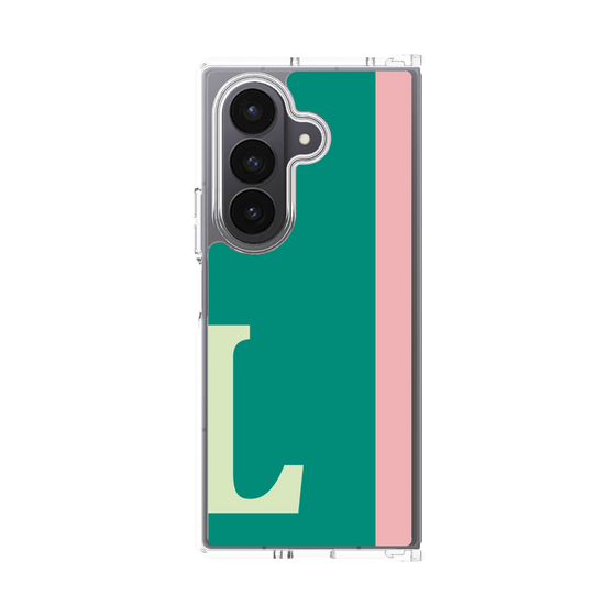 クリアケース［ オリジナル - initial color line - L green ］
