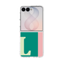 クリアケース［ オリジナル - initial color line - L green ］