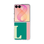 クリアケース［ オリジナル - initial color line - L green ］