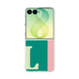 クリアケース［ オリジナル - initial color line - L green ］
