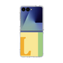 クリアケース［ オリジナル - initial color line - L yellow ］