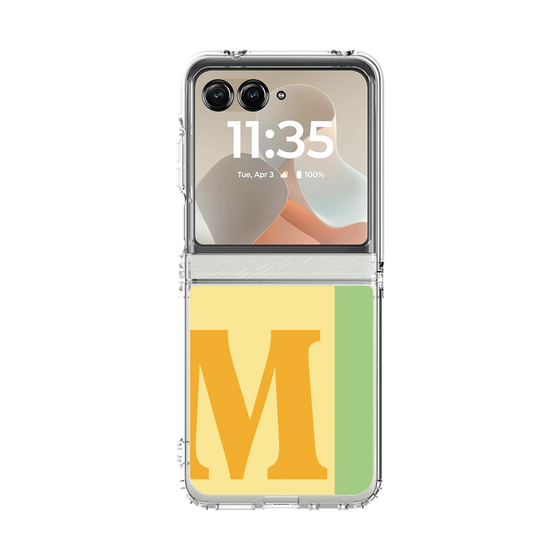 クリアケース［ オリジナル - initial color line - M yellow ］