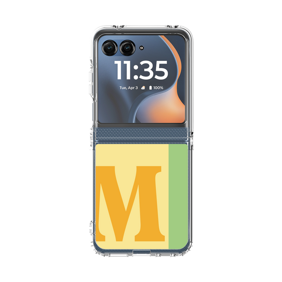 クリアケース［ オリジナル - initial color line - M yellow ］