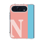 クリアケース［ オリジナル - initial color line - N pink ］