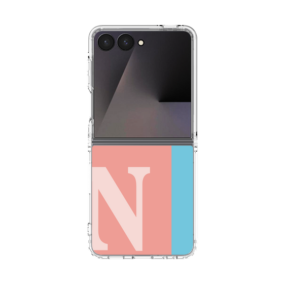 クリアケース［ オリジナル - initial color line - N pink ］