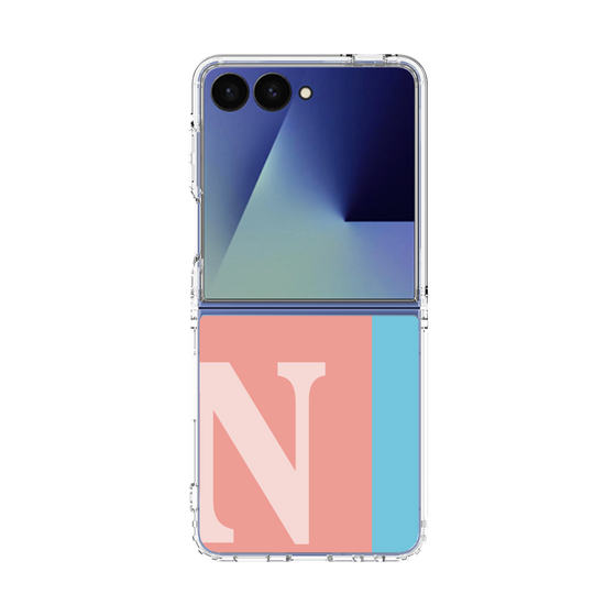 クリアケース［ オリジナル - initial color line - N pink ］