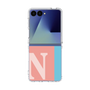 クリアケース［ オリジナル - initial color line - N pink ］
