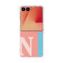 クリアケース［ オリジナル - initial color line - N pink ］