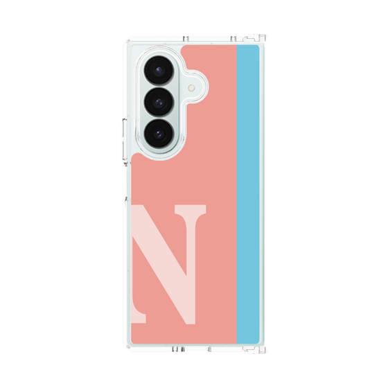 クリアケース［ オリジナル - initial color line - N pink ］