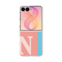 クリアケース［ オリジナル - initial color line - N pink ］