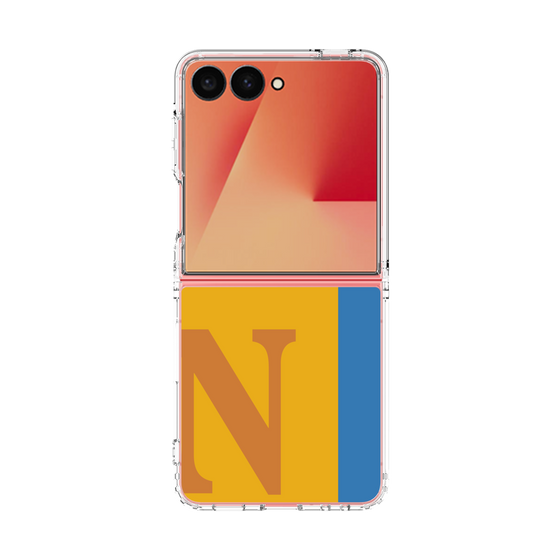 クリアケース［ オリジナル - initial color line - N orange ］