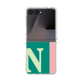 クリアケース［ オリジナル - initial color line - N green ］