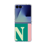 クリアケース［ オリジナル - initial color line - N green ］
