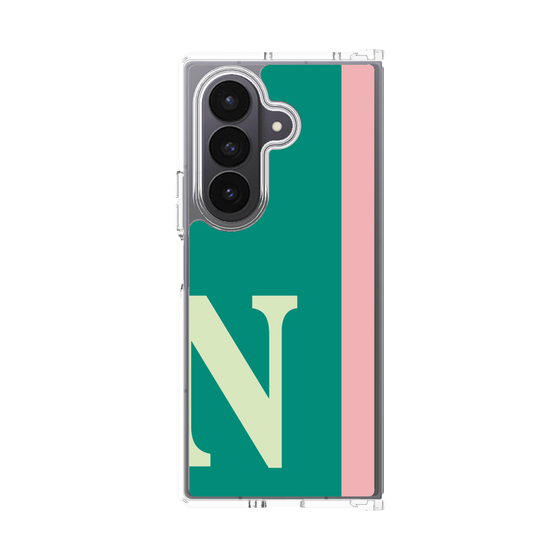 クリアケース［ オリジナル - initial color line - N green ］