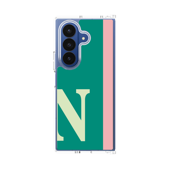 クリアケース［ オリジナル - initial color line - N green ］