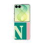 クリアケース［ オリジナル - initial color line - N green ］