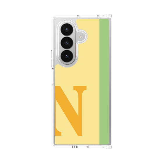クリアケース［ オリジナル - initial color line - N yellow ］